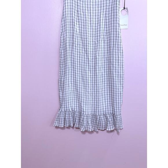 Privacy Please Hanna Midi Dress in Black & White Size Medium - Picture 10 of 11